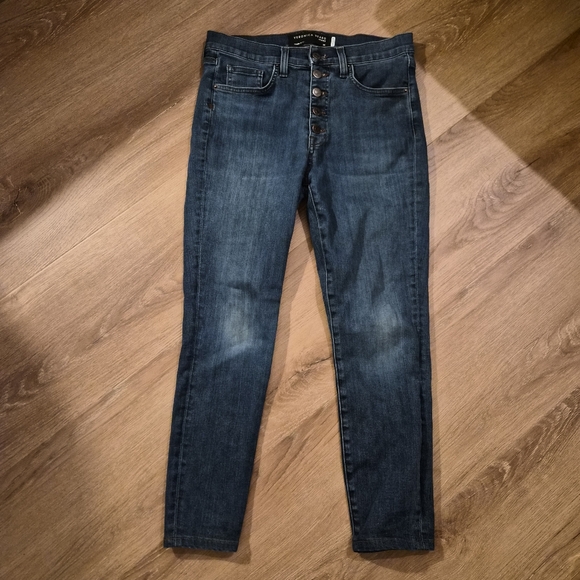 Veronica Beard Dark Blue Debbie High Rise Jeans 29 - Picture 3 of 7